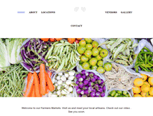 Tablet Screenshot of farmersmarketfl.com
